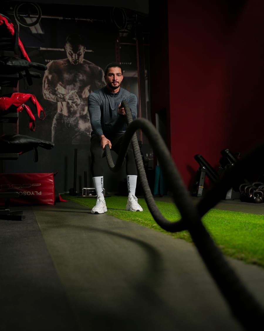 Valkyrie activewear photographed in a gym